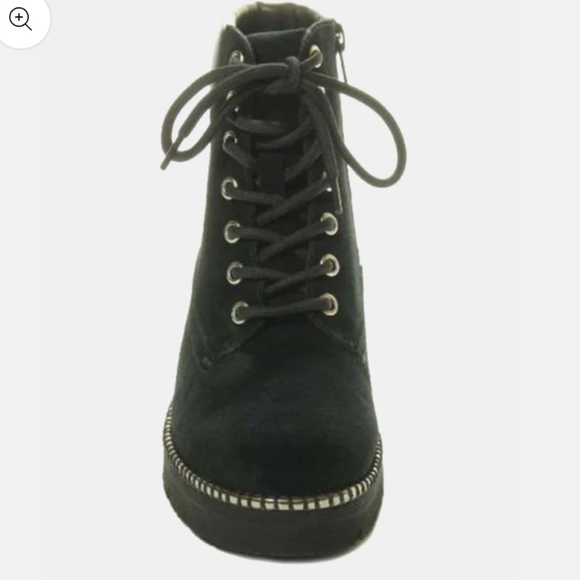 Vaneli Zeno Water Resistant Black Lace up Boots with zipper entry, Sz 9 - Picture 11 of 11